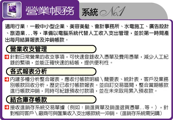 營業帳務系統